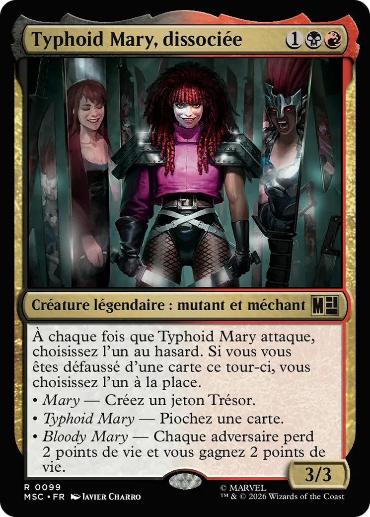 Typhoid Mary, dissociée — Marvel Super Heroes Commander — Magic: The Gathering