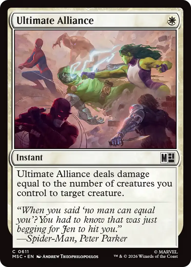Ultimate Alliance — Marvel Super Heroes Commander — Magic: The Gathering
