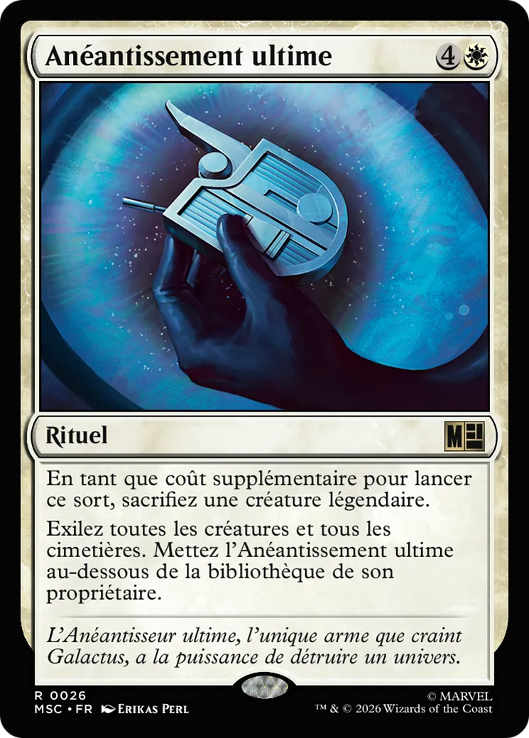 Anéantissement ultime — Marvel Super Heroes Commander — Magic: The Gathering