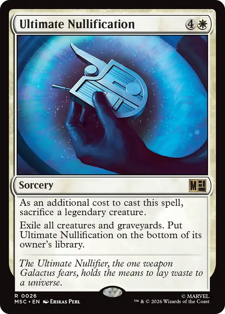 Anéantissement ultime — Marvel Super Heroes Commander — Magic: The Gathering
