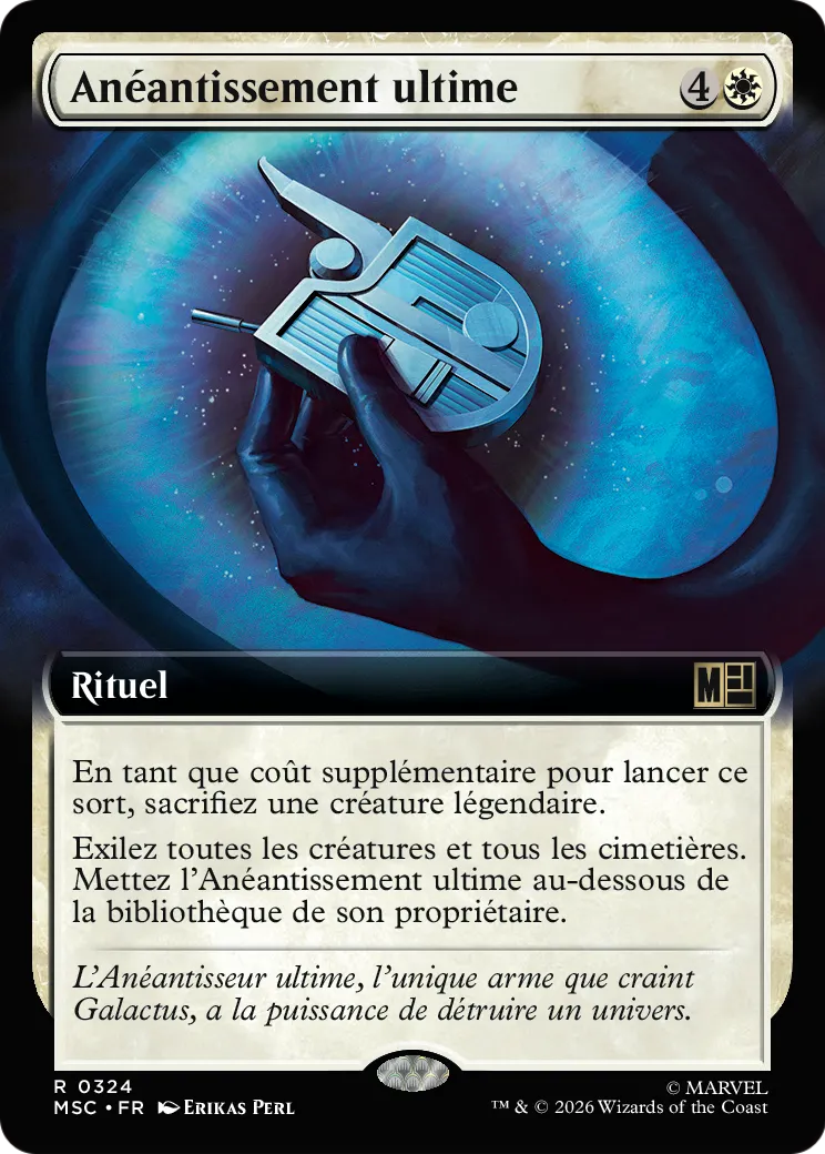 Anéantissement ultime — Marvel Super Heroes Commander — Magic: The Gathering
