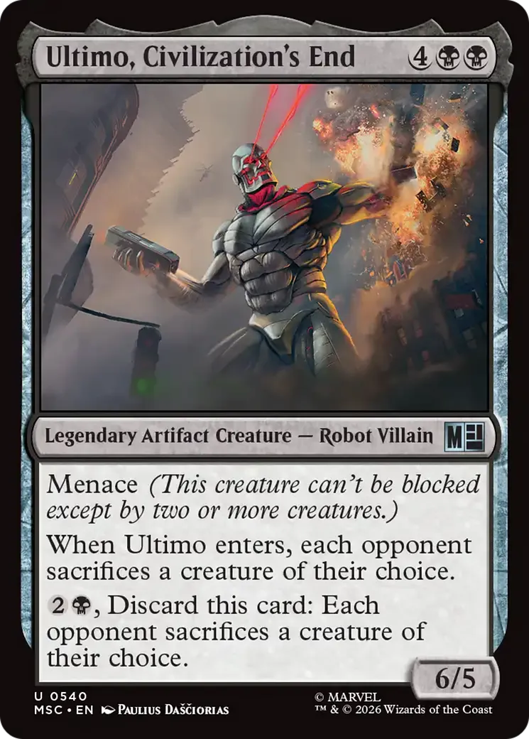Ultimo, fin de la civilisation — Marvel Super Heroes Commander — Magic: The Gathering