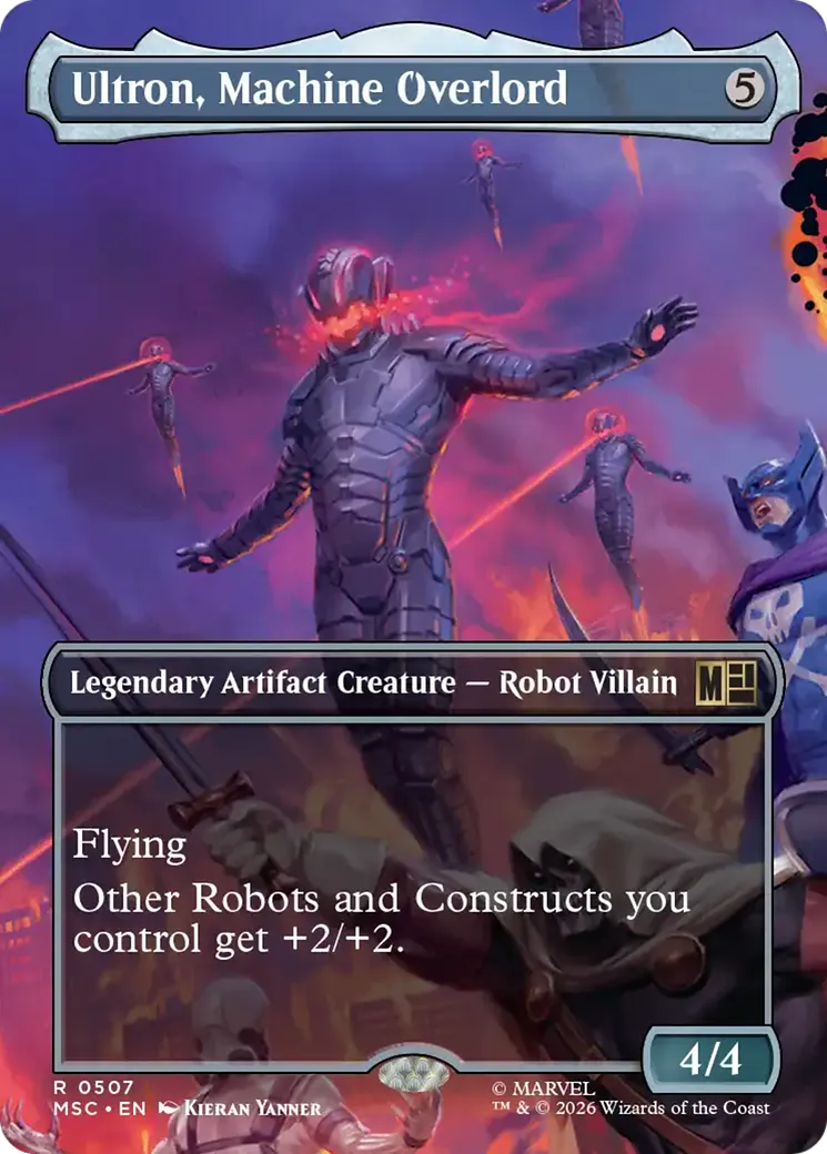 Ultron, Machine Overlord — Marvel Super Heroes Commander — Magic: The Gathering
