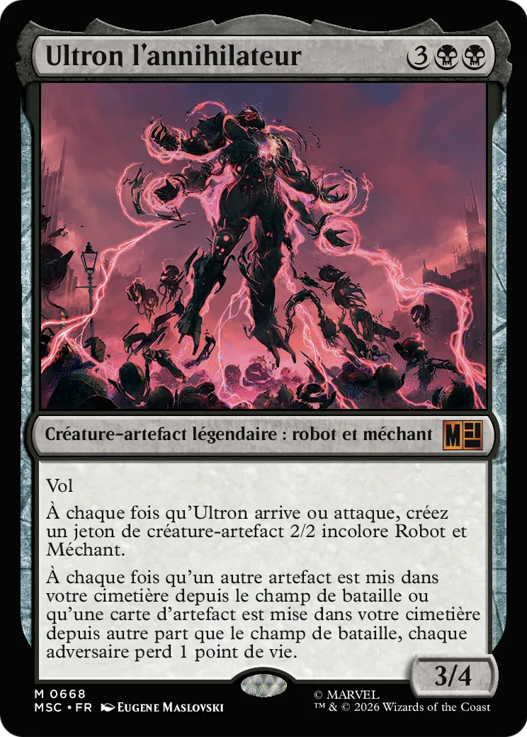 Ultron l'annihilateur — Marvel Super Heroes Commander — Magic: The Gathering