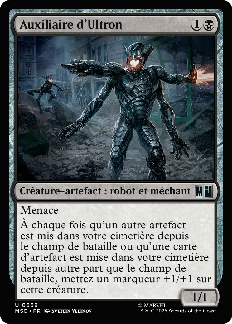 Auxiliaire d'Ultron — Marvel Super Heroes Commander — Magic: The Gathering