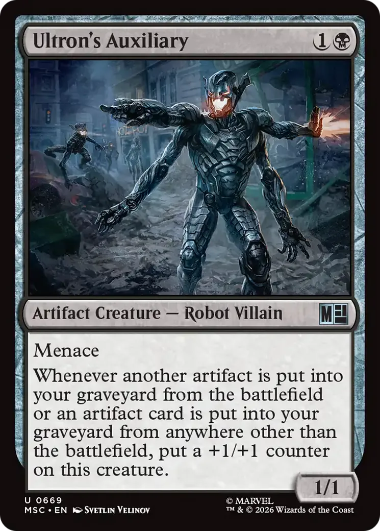 Ultron's Auxiliary — Marvel Super Heroes Commander — Magic: The Gathering