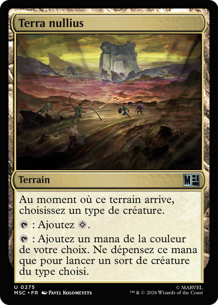 Terra nullius — Marvel Super Heroes Commander — Magic: The Gathering