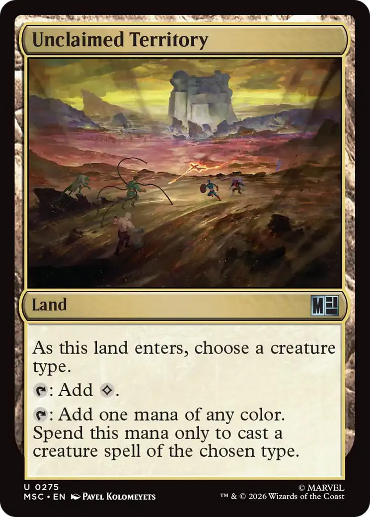Terra nullius — Marvel Super Heroes Commander — Magic: The Gathering