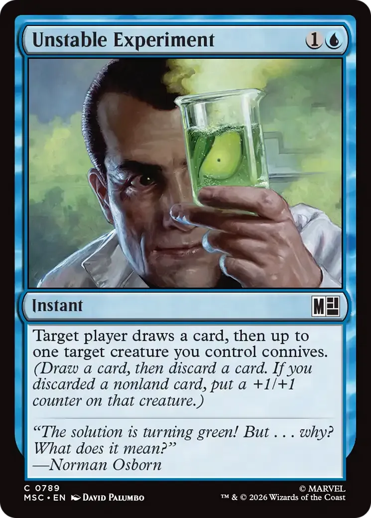 Expérience instable — Marvel Super Heroes Commander — Magic: The Gathering