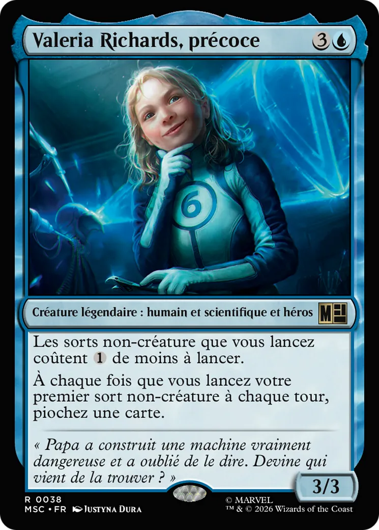 Valeria Richards, précoce — Marvel Super Heroes Commander — Magic: The Gathering