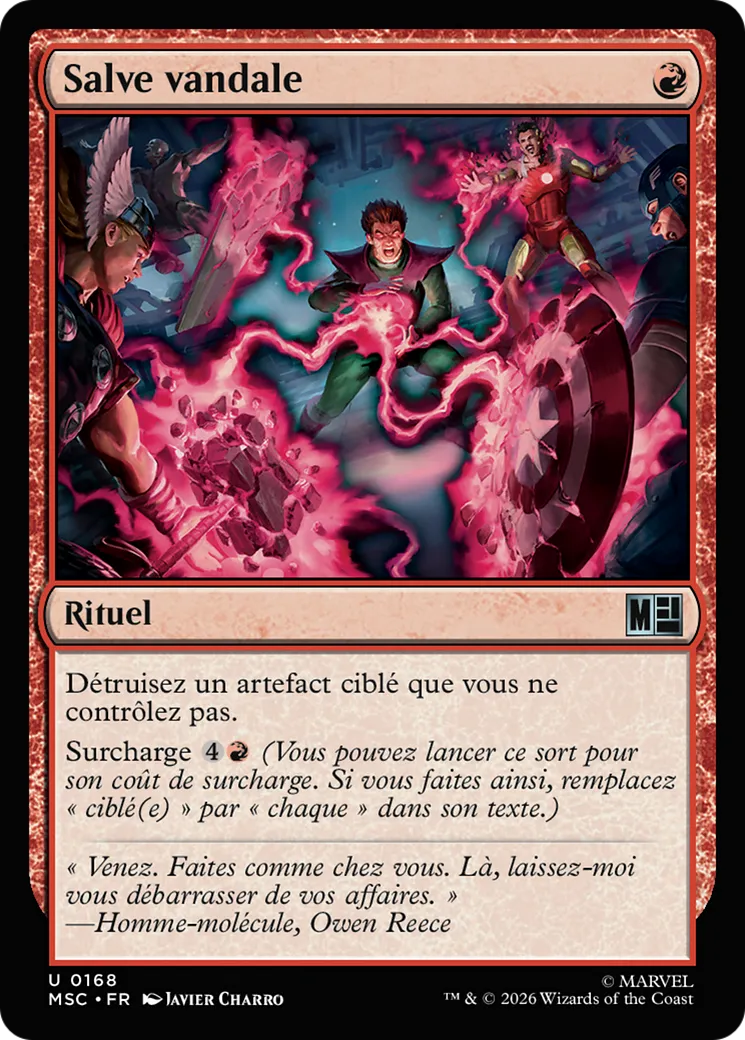 Salve vandale — Marvel Super Heroes Commander — Magic: The Gathering