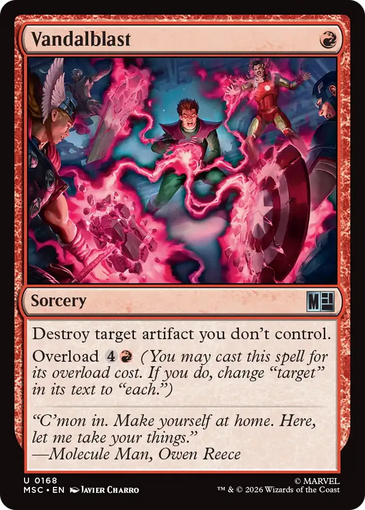 Vandalblast — Marvel Super Heroes Commander — Magic: The Gathering
