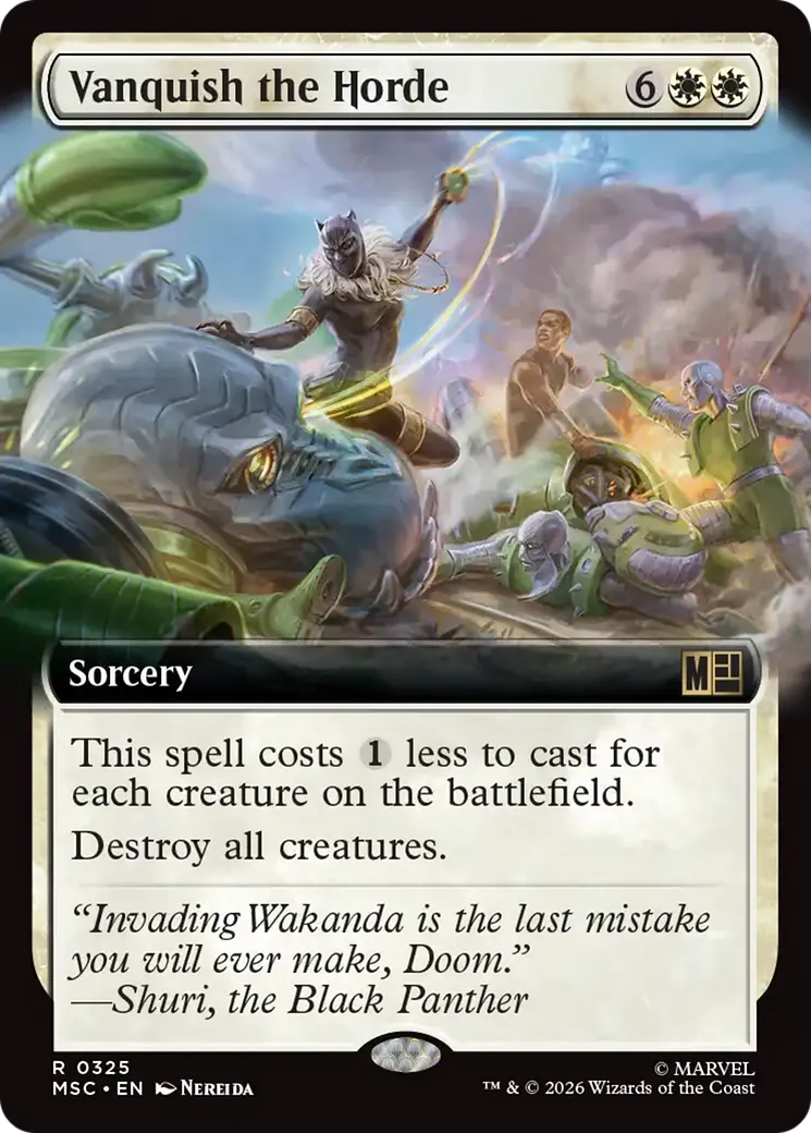 Vanquish the Horde — Marvel Super Heroes Commander — Magic: The Gathering