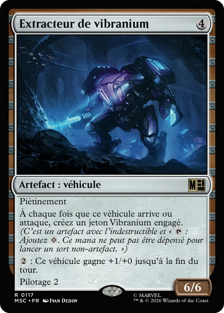 Extracteur de vibranium — Marvel Super Heroes Commander — Magic: The Gathering