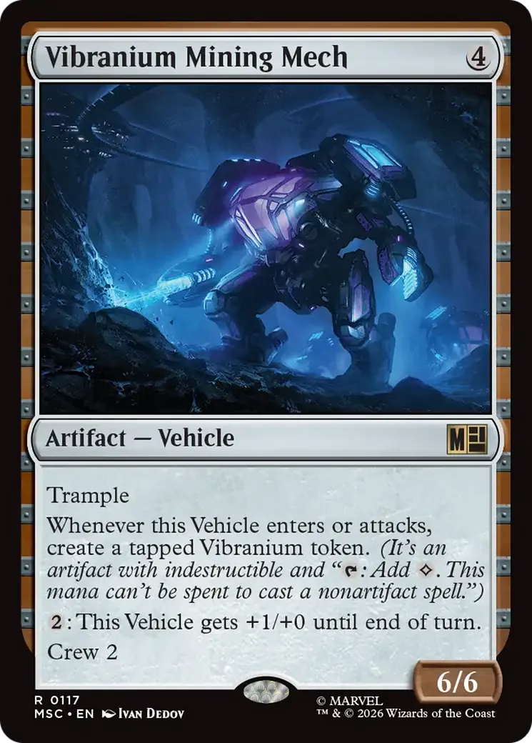 Extracteur de vibranium — Marvel Super Heroes Commander — Magic: The Gathering
