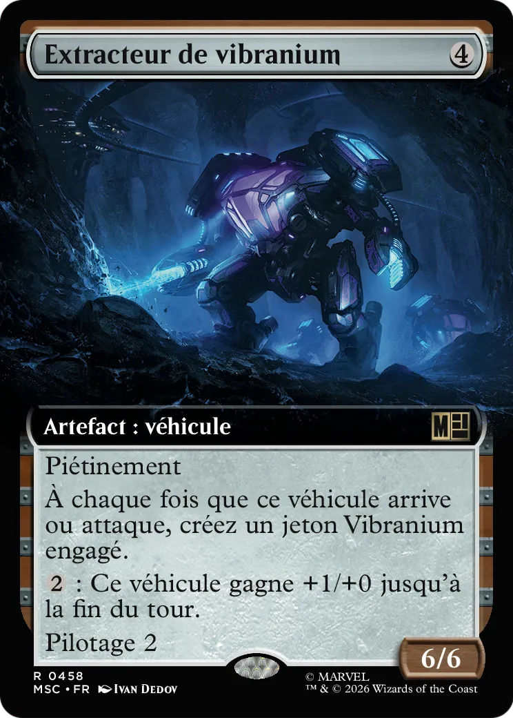 Extracteur de vibranium — Marvel Super Heroes Commander — Magic: The Gathering