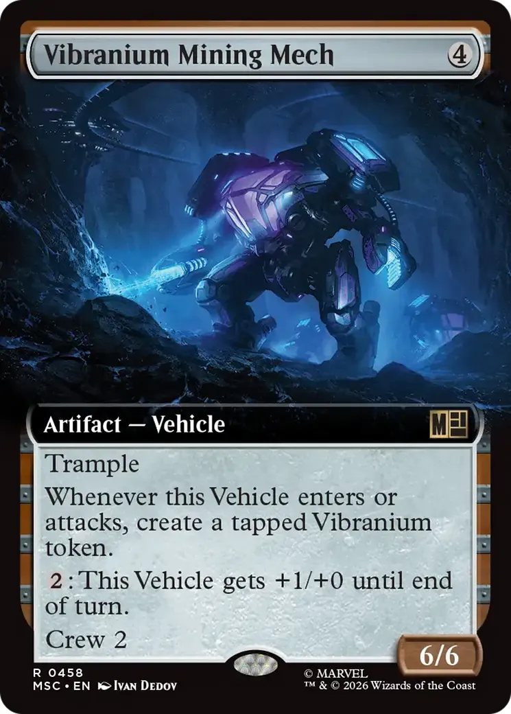 Vibranium Mining Mech — Marvel Super Heroes Commander — Magic: The Gathering