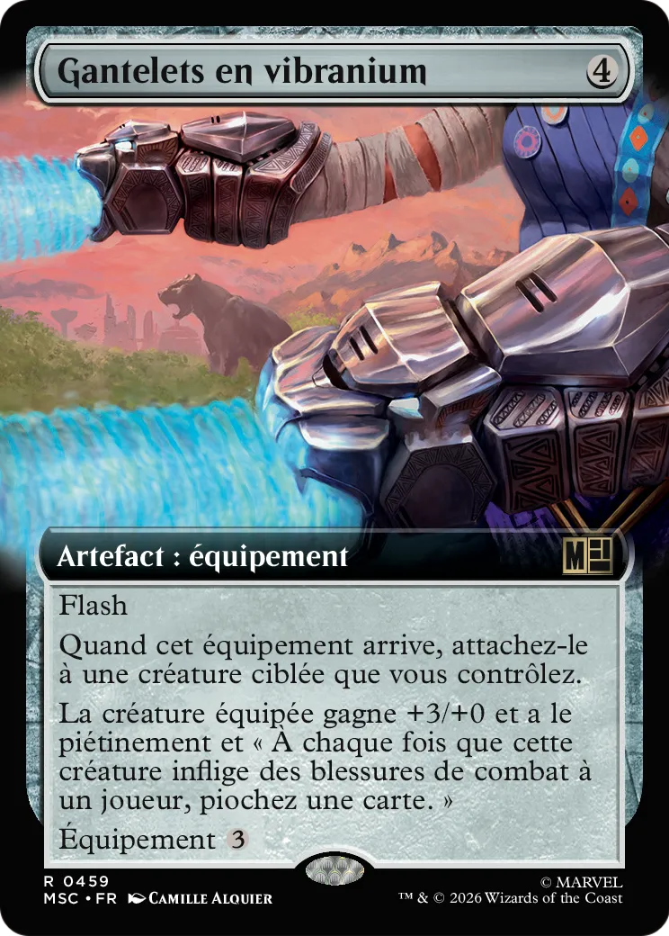 Gantelets en vibranium — Marvel Super Heroes Commander — Magic: The Gathering