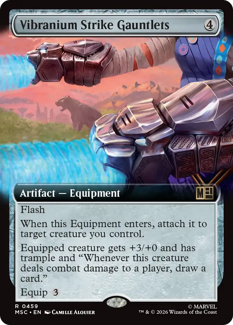 Vibranium Strike Gauntlets — Marvel Super Heroes Commander — Magic: The Gathering