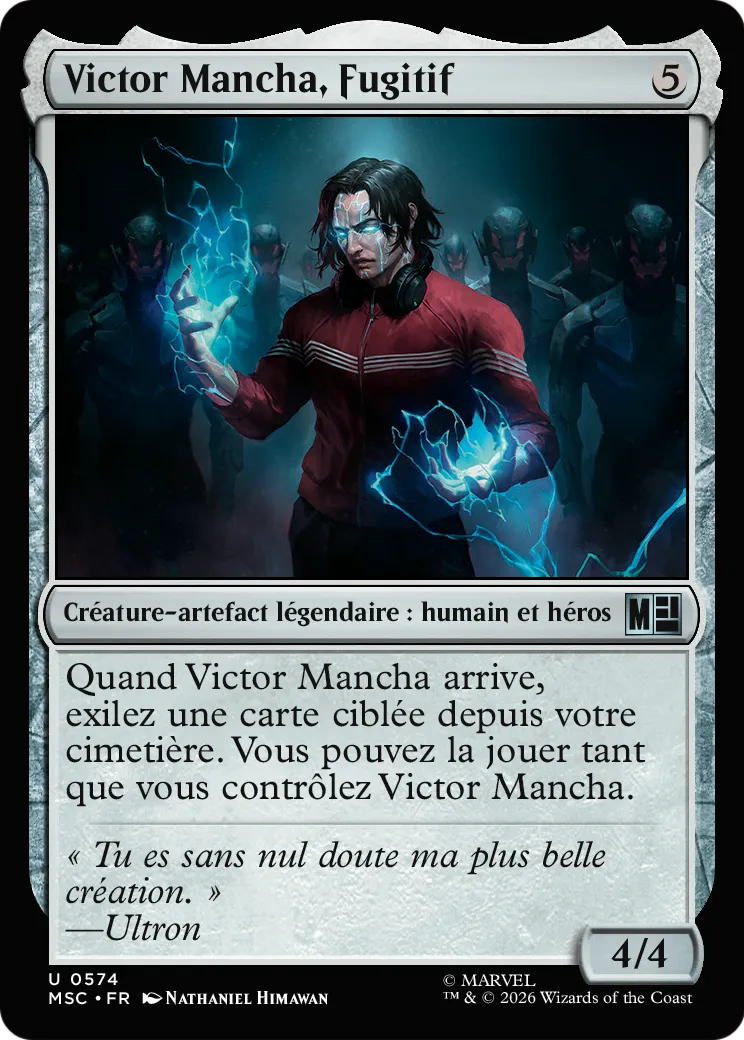 Victor Mancha, Fugitif — Marvel Super Heroes Commander — Magic: The Gathering