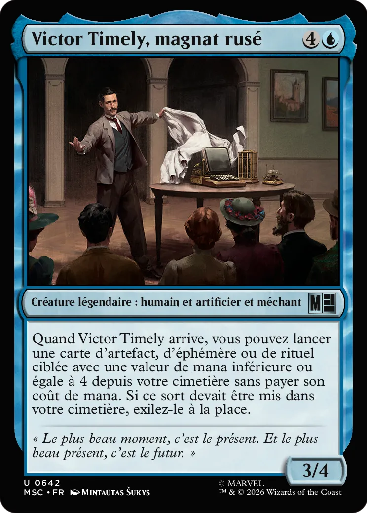 Victor Timely, magnat rusé — Marvel Super Heroes Commander — Magic: The Gathering