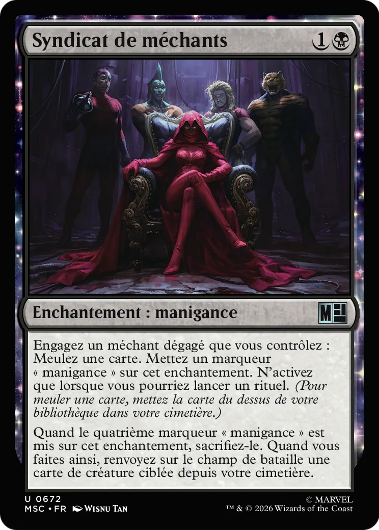 Syndicat de méchants — Marvel Super Heroes Commander — Magic: The Gathering