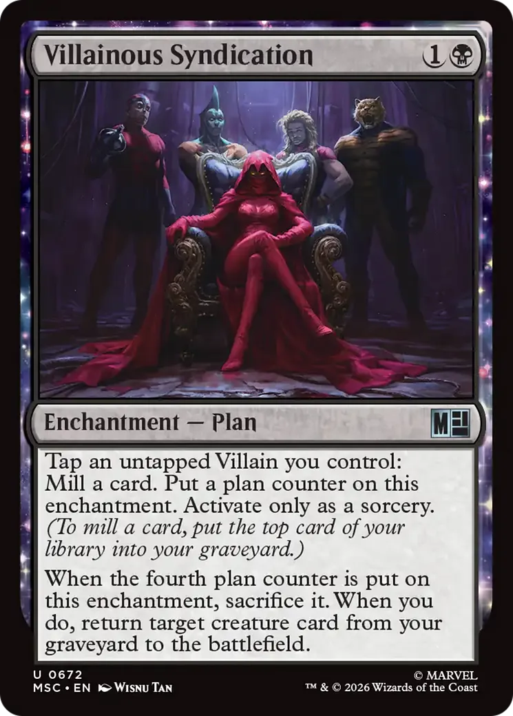 Villainous Syndication from Marvel Super Heroes Commander - Magic: The Gathering