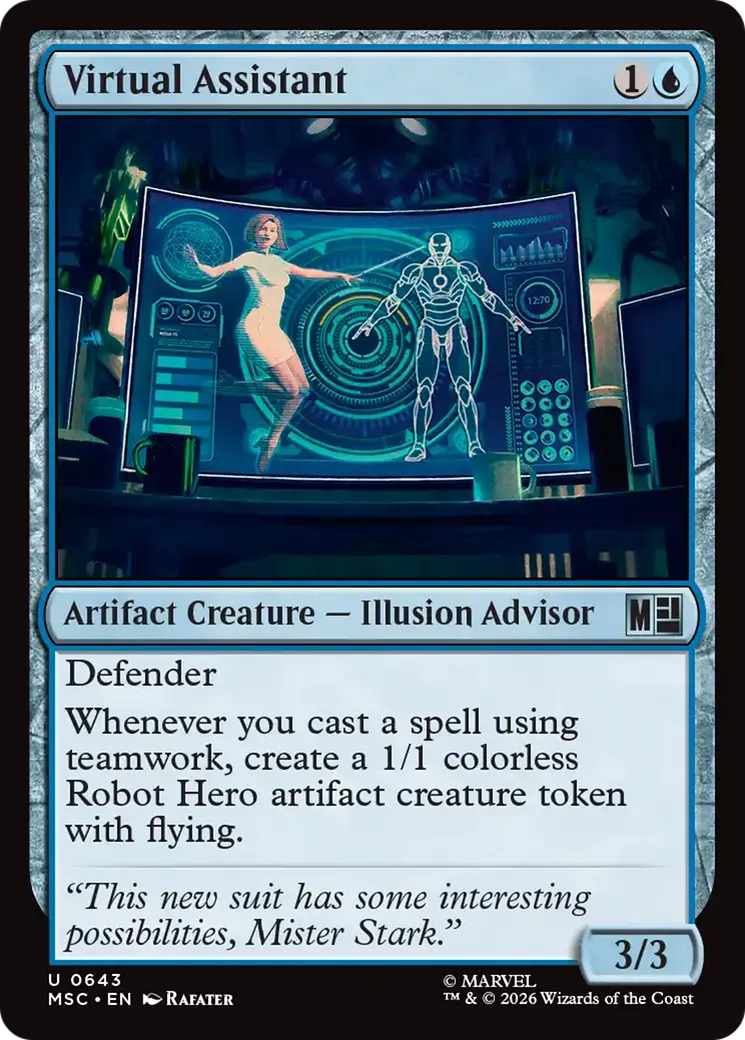 Assistant virtuel — Marvel Super Heroes Commander — Magic: The Gathering