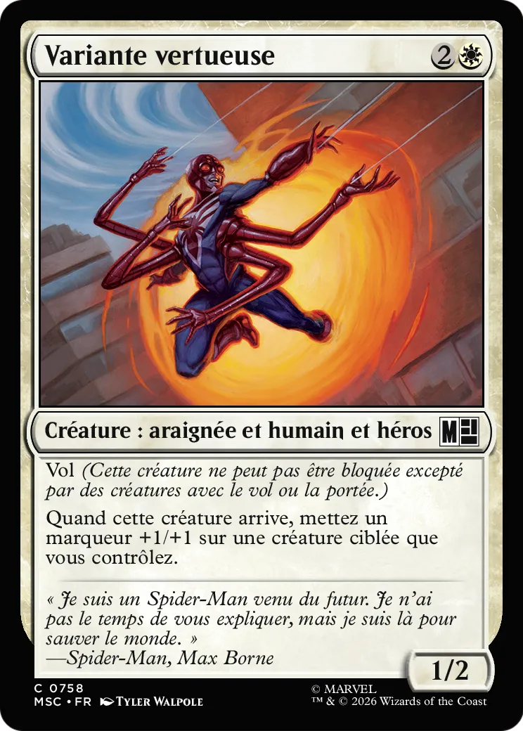 Variante vertueuse — Marvel Super Heroes Commander — Magic: The Gathering