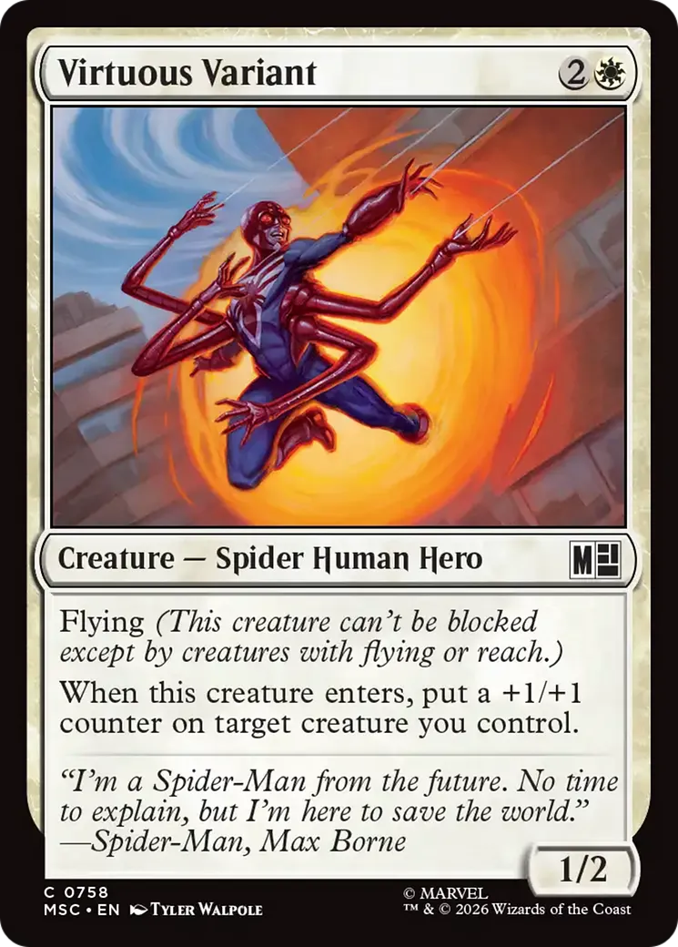 Variante vertueuse — Marvel Super Heroes Commander — Magic: The Gathering
