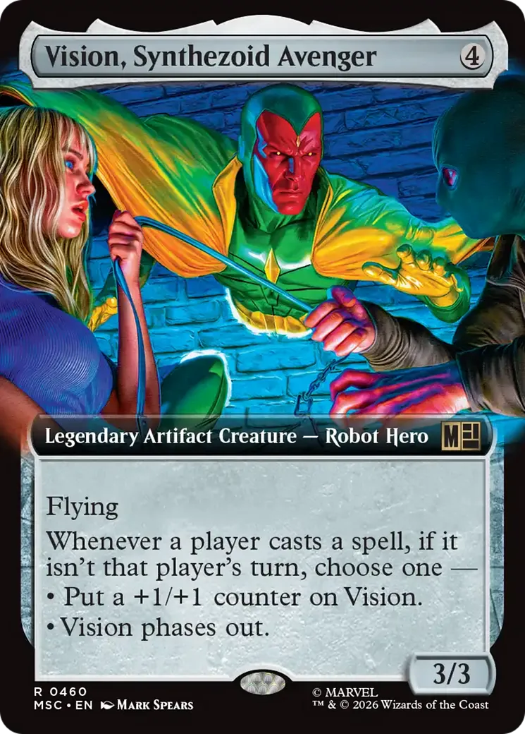 Vision, Synthezoid Avenger — Marvel Super Heroes Commander — Magic: The Gathering