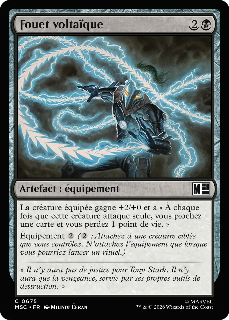 Fouet voltaïque — Marvel Super Heroes Commander — Magic: The Gathering