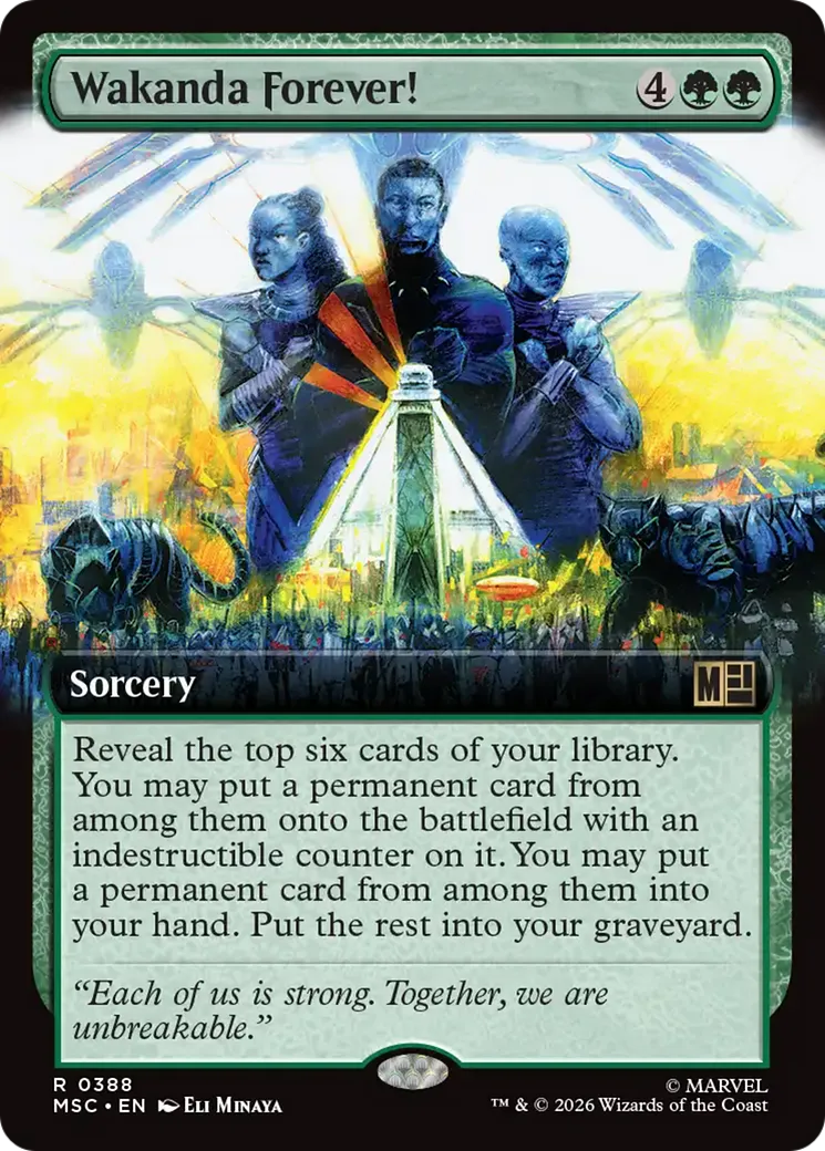 Wakanda pour toujours ! — Marvel Super Heroes Commander — Magic: The Gathering