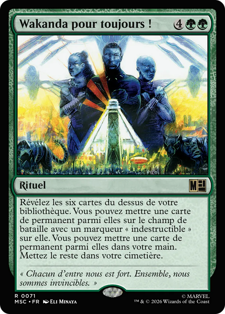Wakanda pour toujours ! — Marvel Super Heroes Commander — Magic: The Gathering