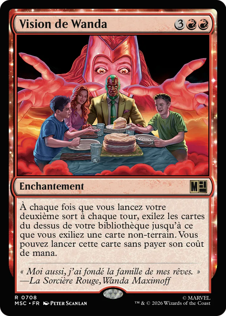 Vision de Wanda — Marvel Super Heroes Commander — Magic: The Gathering
