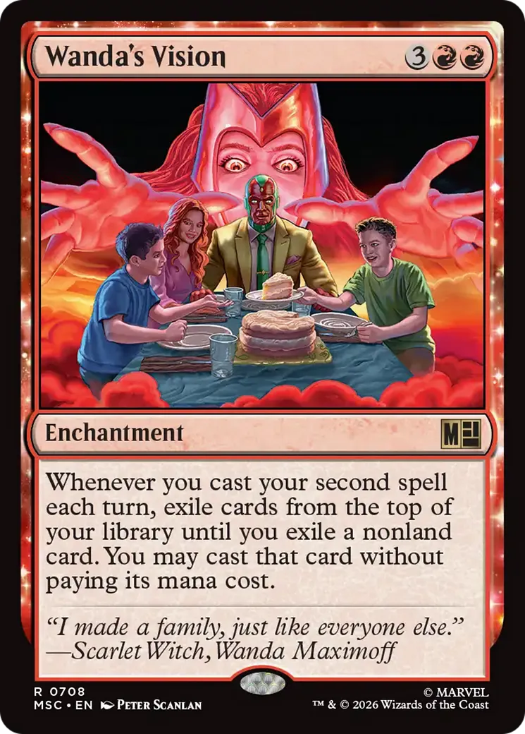 Wanda's Vision — Marvel Super Heroes Commander — Magic: The Gathering