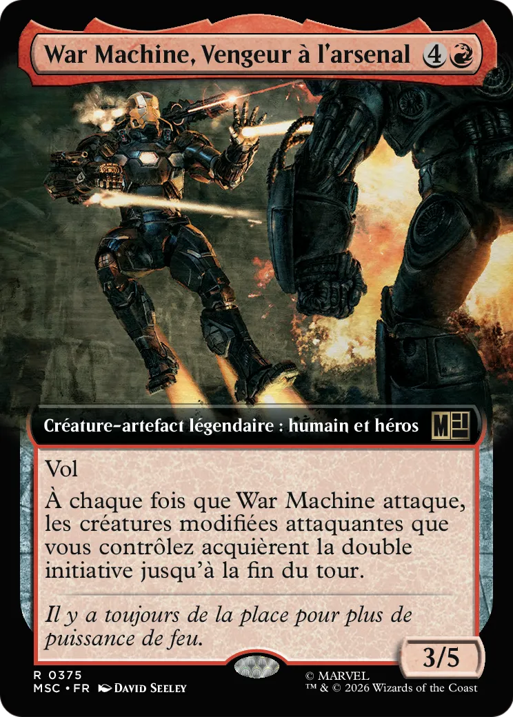 War Machine, Vengeur à l'arsenal — Marvel Super Heroes Commander — Magic: The Gathering