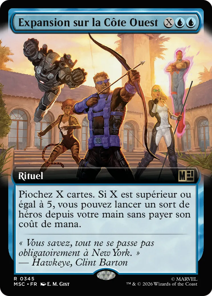 Expansion sur la Côte Ouest — Marvel Super Heroes Commander — Magic: The Gathering