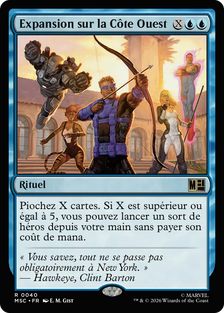 Expansion sur la Côte Ouest — Marvel Super Heroes Commander — Magic: The Gathering