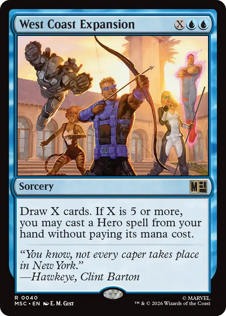 Expansion sur la Côte Ouest — Marvel Super Heroes Commander — Magic: The Gathering