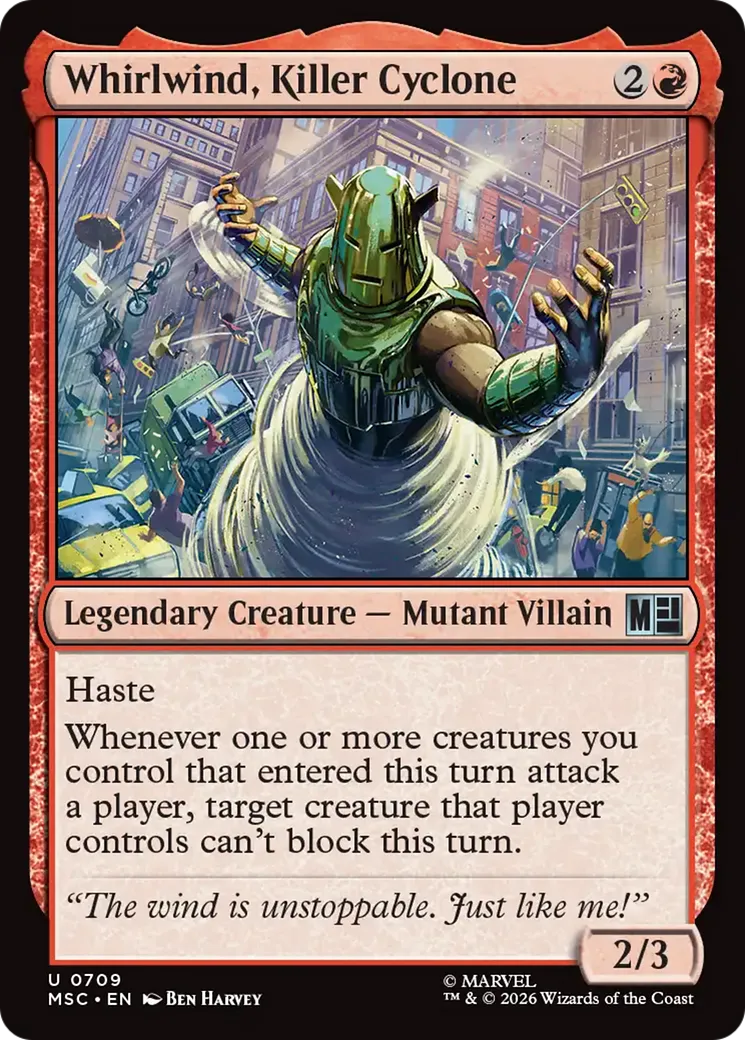 Le Tourbillon, cyclone tueur — Marvel Super Heroes Commander — Magic: The Gathering