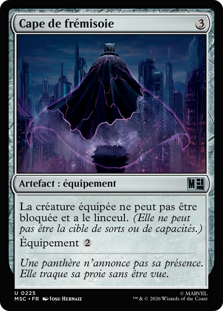 Cape de frémisoie from Marvel Super Heroes Commander - Magic: The Gathering