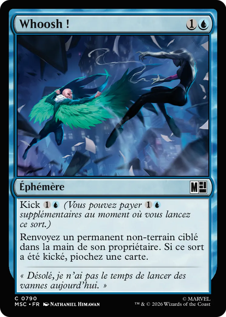 Whoosh ! — Marvel Super Heroes Commander — Magic: The Gathering