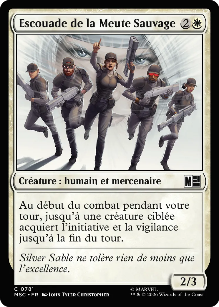 Escouade de la Meute Sauvage — Marvel Super Heroes Commander — Magic: The Gathering