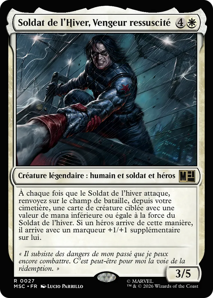 Soldat de l'Hiver, Vengeur ressuscité — Marvel Super Heroes Commander — Magic: The Gathering