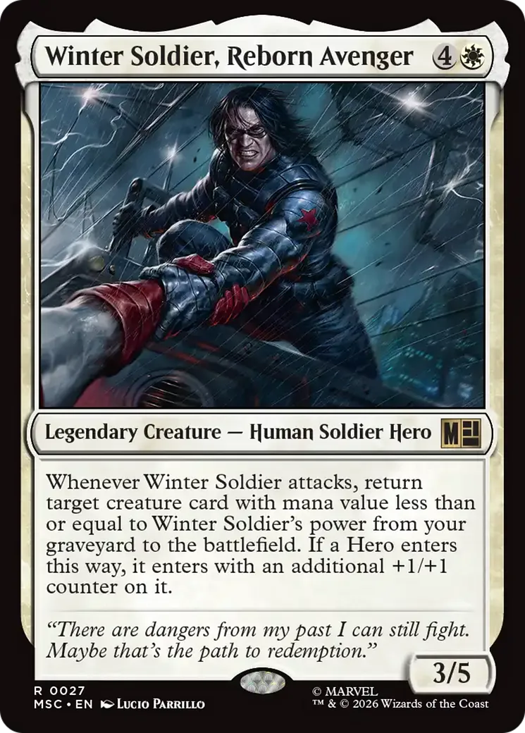 Soldat de l'Hiver, Vengeur ressuscité — Marvel Super Heroes Commander — Magic: The Gathering