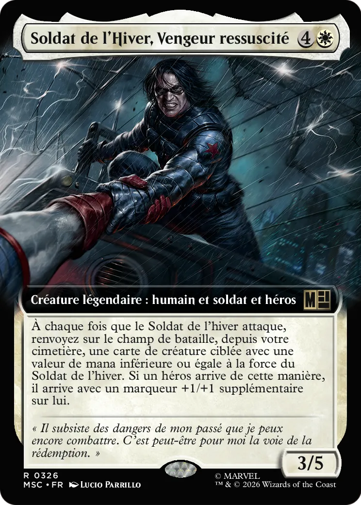 Soldat de l'Hiver, Vengeur ressuscité — Marvel Super Heroes Commander — Magic: The Gathering