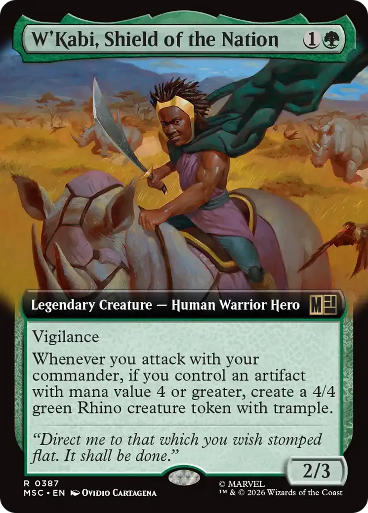 W'Kabi, Shield of the Nation — Marvel Super Heroes Commander — Magic: The Gathering