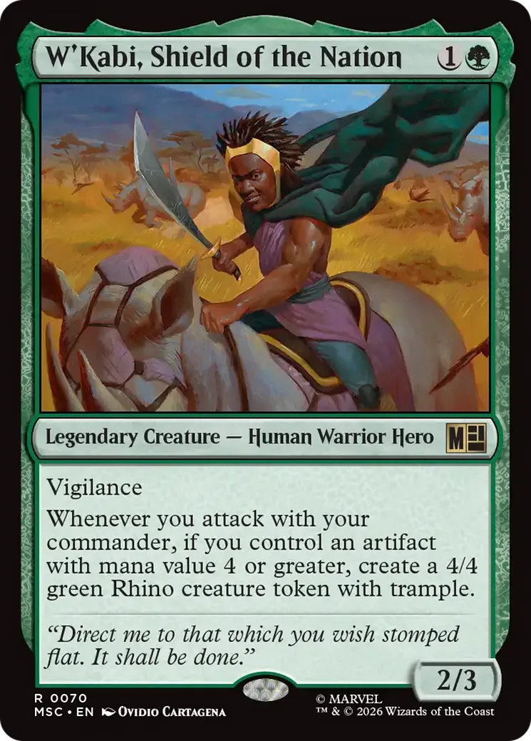 W'Kabi, Shield of the Nation — Marvel Super Heroes Commander — Magic: The Gathering