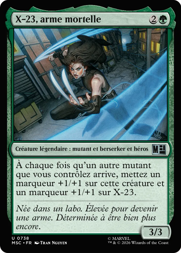 X-23, arme mortelle — Marvel Super Heroes Commander — Magic: The Gathering